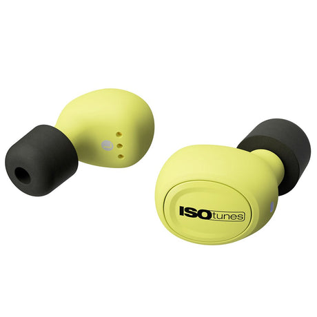 ISOtunes Free 2.0 EN352 True-Wireless Hearing Protection - Black / Yellow