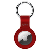 Epico Silicone Case for AirTag w. Key Ring - Red