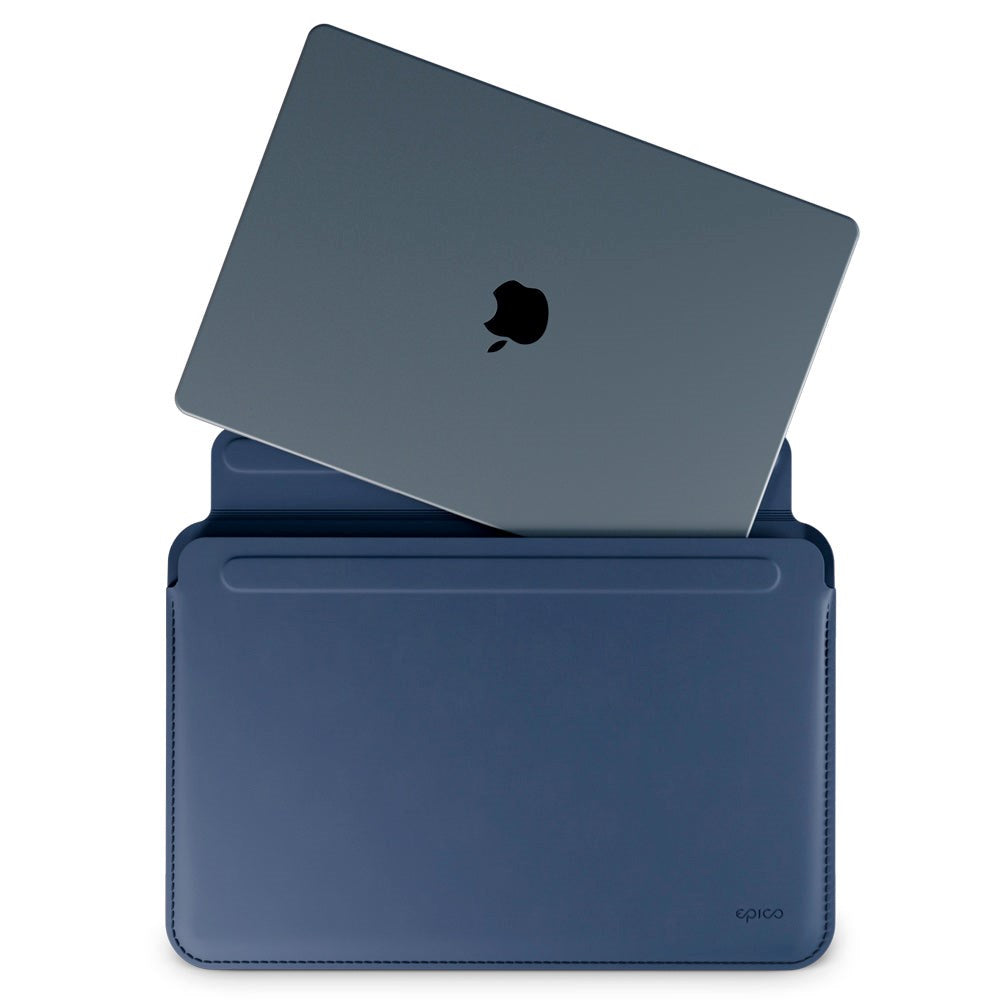 Epico Eco Leather MacBook / Laptop Sleeve 13" (320 x 225 mm) - Dark Blue