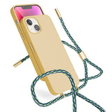 Epico iPhone 14 / 13 Silicone Necklace Case - Sand