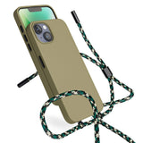 Epico iPhone 14 / 13 Silicone Necklace Case - Green