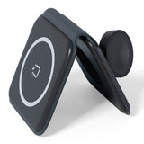 Spello 2-in-1 Foldable Wireless Charger 15W - Black