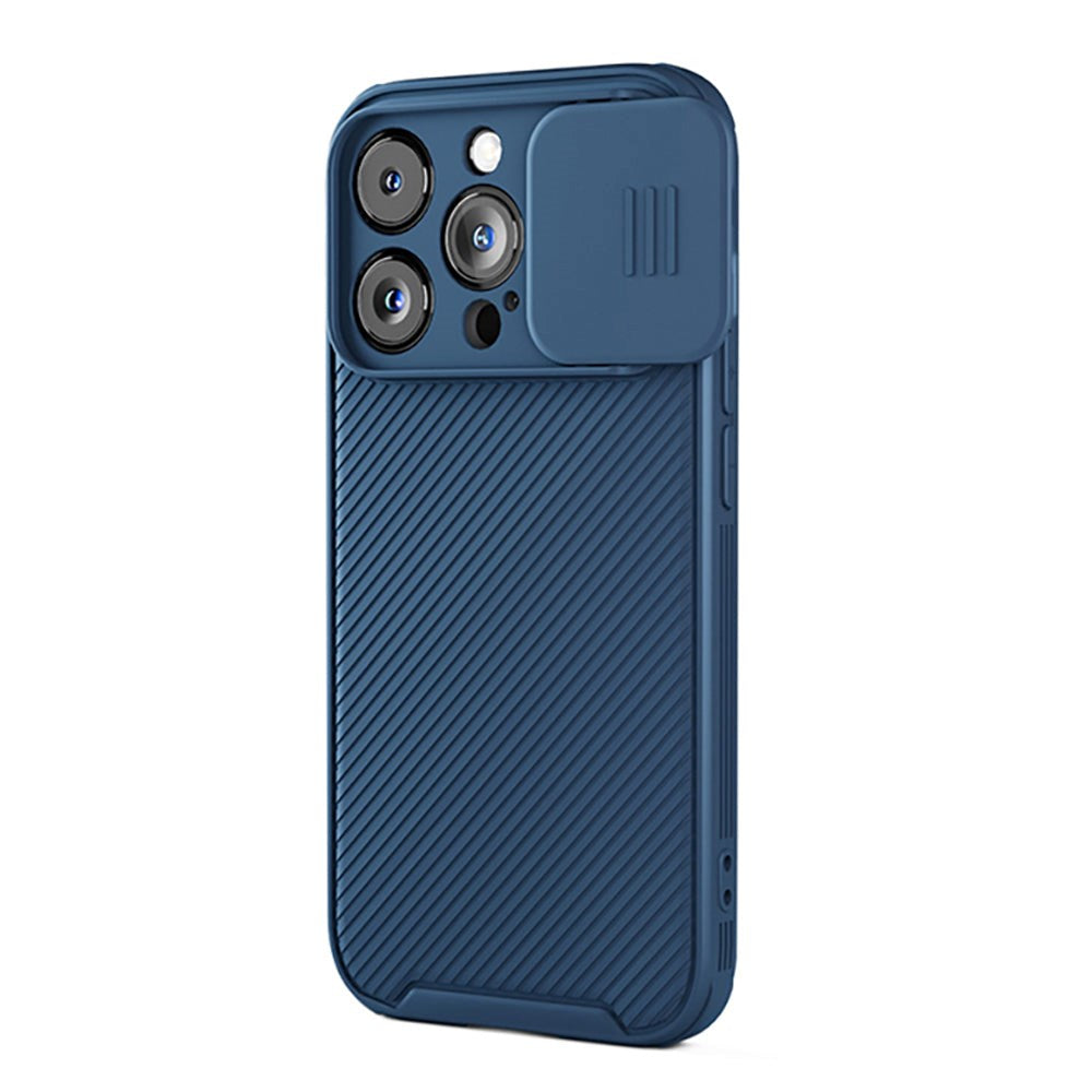 Spello iPhone 15 Pro Durable Magnetic Case w. Cam Slider - MagSafe Compatible - Blue