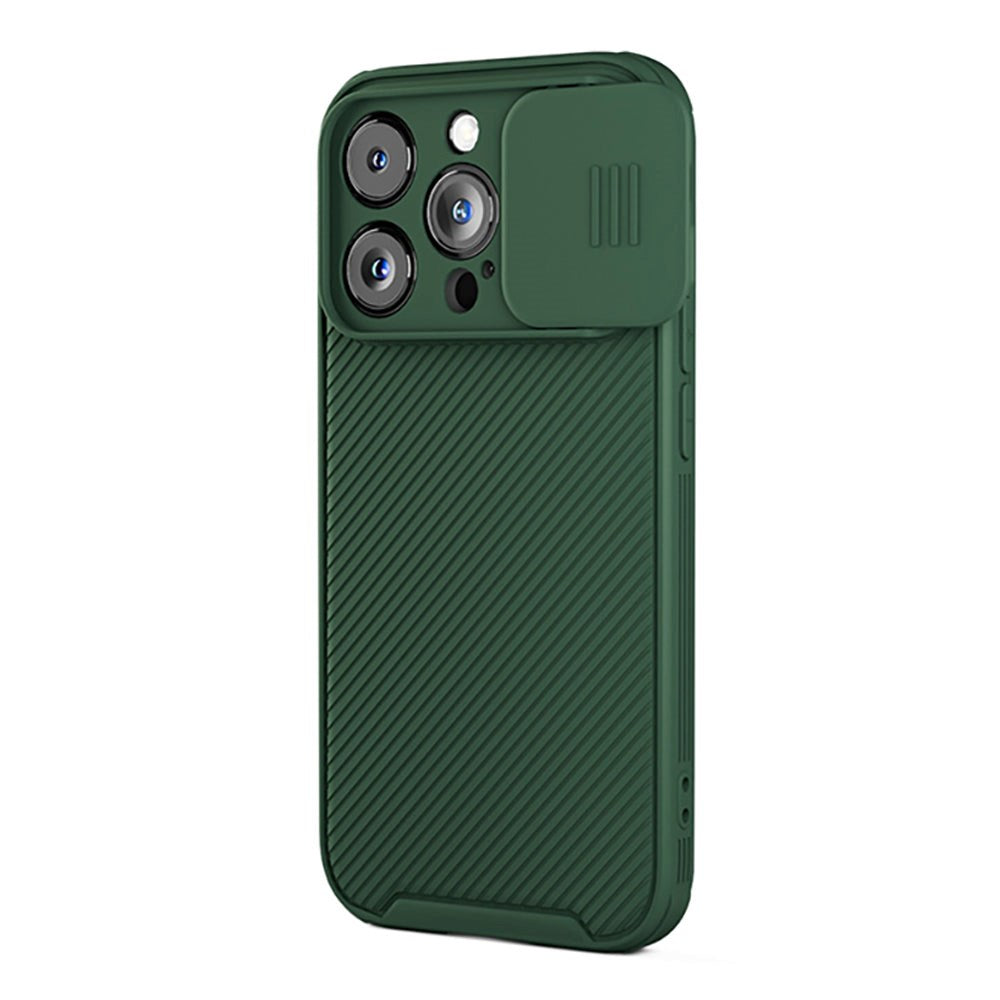 Spello iPhone 15 Durable Magnetic Case w. Cam Slider - MagSafe Compatible - Green