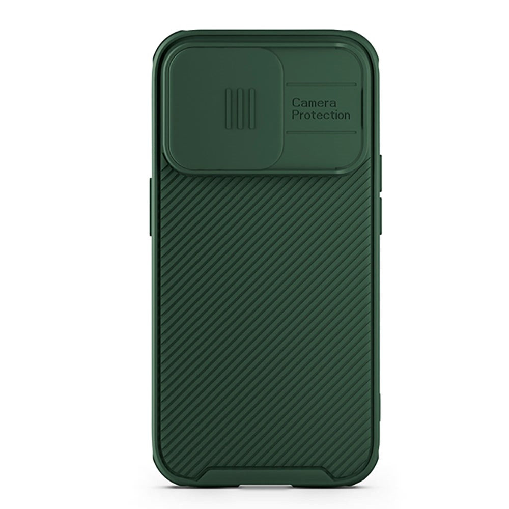 Spello iPhone 15 Durable Magnetic Case w. Cam Slider - MagSafe Compatible - Green