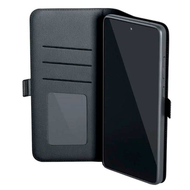 Spello Samsung Galaxy S24 Artificial Leather Flip Case w. Stand Function / Card Holder - Black