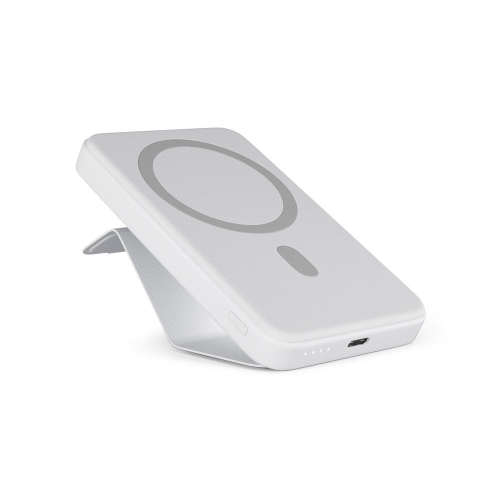 Epico Mag+ Stand Aluminium Powerbank 7000 mAh/20W - MagSafe Compatible - White