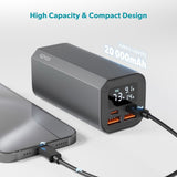 Epico 100W Aluminium Powerbank 20.000 mAh with 2 x USB-A & 2 x USB-C - Grey