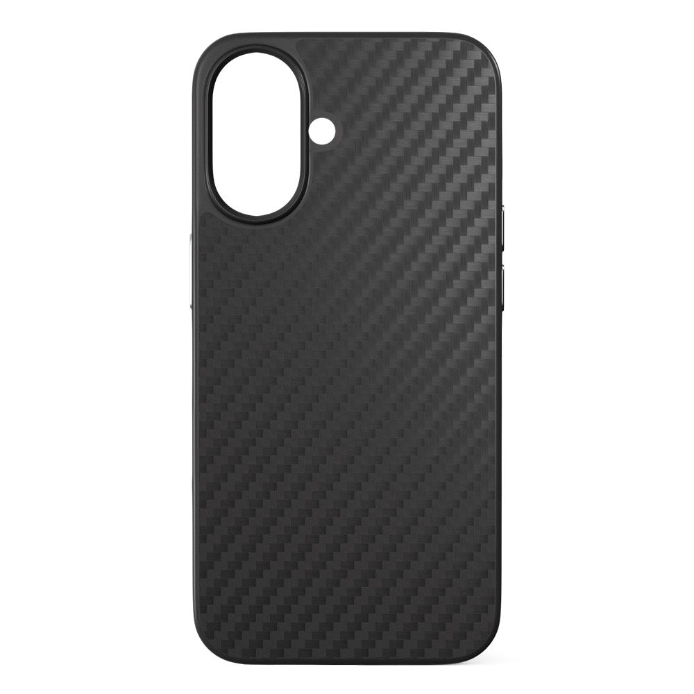 Epico iPhone 16 Plus Mag+ Hybrid Carbon Case - MagSafe Compatible - Black