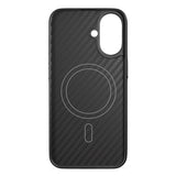 Epico iPhone 16 Plus Mag+ Hybrid Carbon Case - MagSafe Compatible - Black