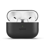 Epico AirPods Pro (2. Gen.) Genuine Leather Case - Black