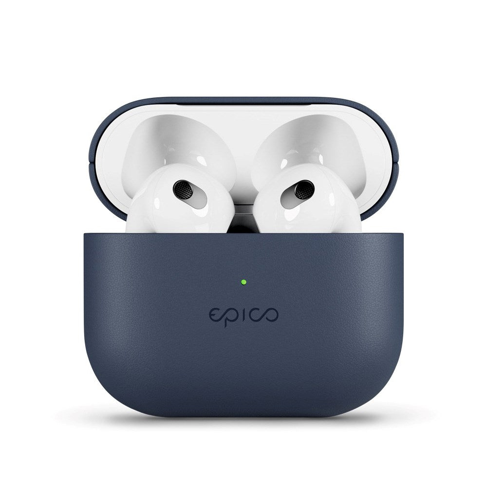 Epico AirPods (3rd Gen.) Genuine Leather Case - Blue