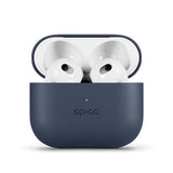 Epico AirPods (3rd Gen.) Genuine Leather Case - Blue