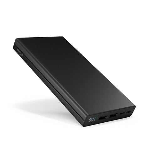Epico 45W Power Bank 30,000 mAh with 2 x USB-A Plug 2 x USB-C Plug 1 x USB-C Cable - Black