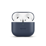 Epico AirPods (4th Gen.) Genuine Leather Case - Blue