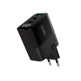 Spello 65W PD (Power Delivery) Wall Charger with 2 x USB-C 1 x USB-A - Black