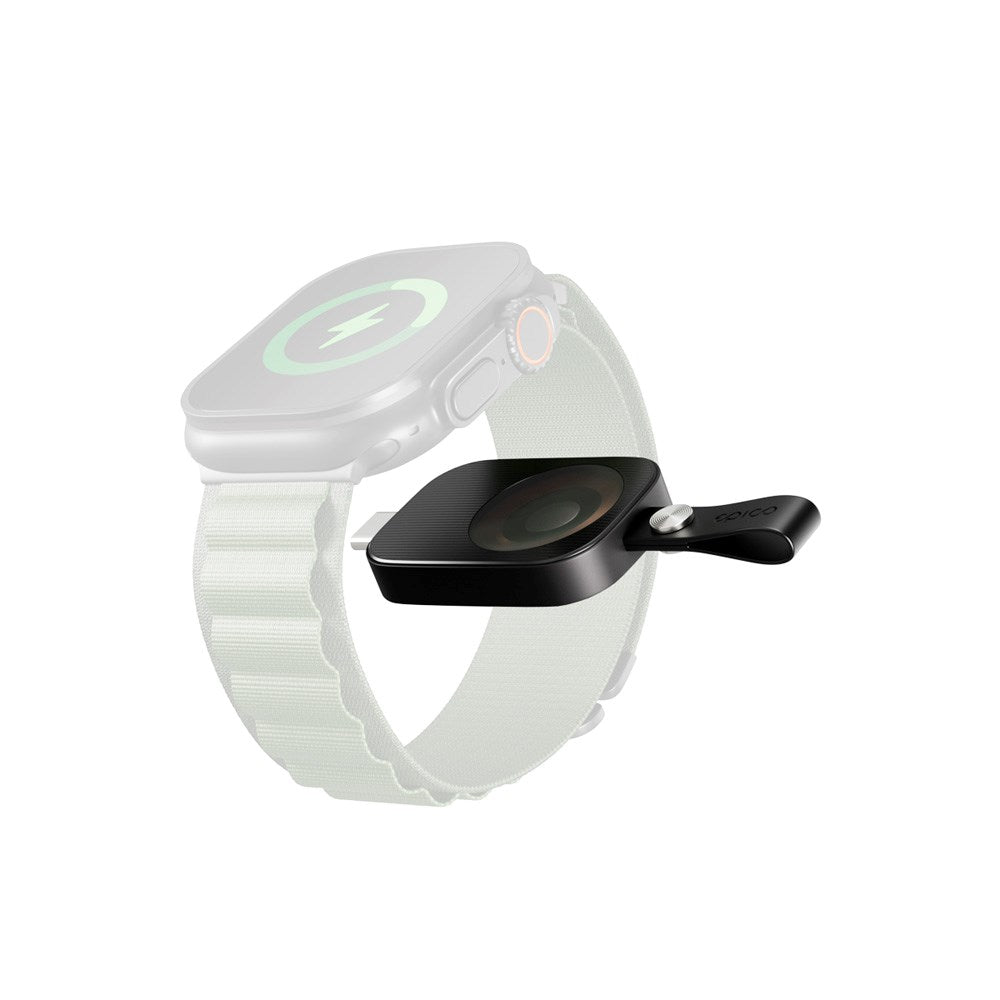 Epico UltraBase Mini USB-C Charger for Apple Watch - Black