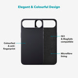 iPhone Air Epico Silicone Pro Mag+ Case - MagSafe Compatible - Black