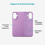 iPhone 17 Epico Silicone Pro Mag+ Case - MagSafe Compatible - Purple