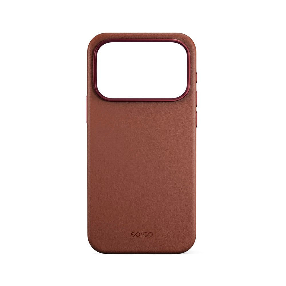 iPhone 17 Pro Epico Leather Pro Mag+ Case - MagSafe Compatible - Brown