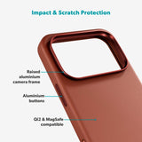 iPhone 17 Pro Max Epico Leather Pro Mag+ Case - MagSafe Compatible - Brown