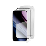 iPhone 17 Epico AntiReflective Glass 3D Screen Protector Glass with Installation Frame - Transparent