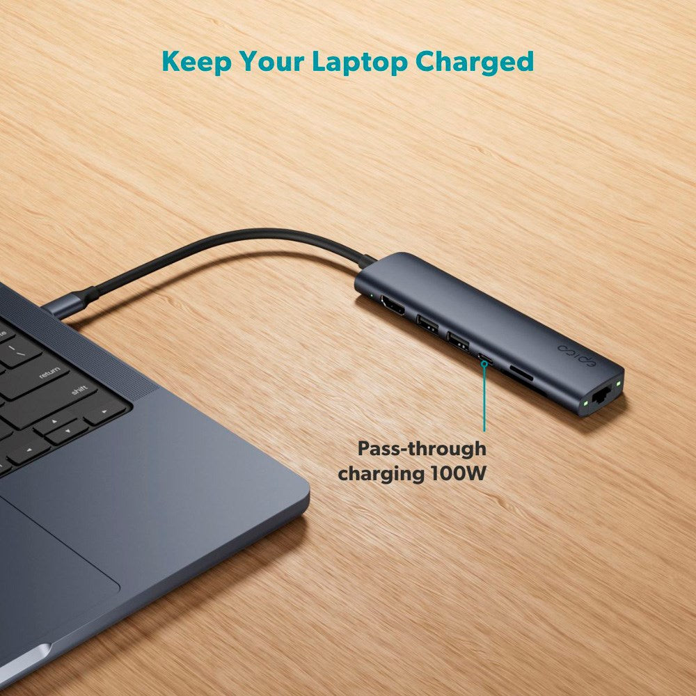 Epico 7-in-1 Multimedia Hub 8K - Midnight