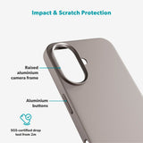 iPhone 17 Epico Silicone Pro Mag+ Case - MagSafe Compatible - Titanium