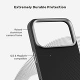 iPhone 17 Pro Max Epico UNUM FlexAramid Mag+ Case - MagSafe Compatible - Black