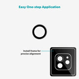 iPad Pro 11" (2025 / 2024) / Pro 13" (2025 / 2024) Epico Camera Lens Protection Glass with Installation Frame - Transparent