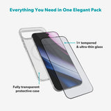 iPhone Air Epico Protection Set - MagSafe Case & Screen Protector - Transparent