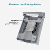 Apple Watch 11 / 10 (42mm) Epico 3D+ Flexiglass with Installation Frame - Transparent / Black Edge