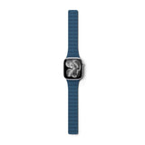 Apple Watch (38/40/SE/41/42) Epico Magnetic+ Silicone Watch Strap - Blue / Black