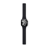 Apple Watch (42/44/SE/45/46/49) Epico Magnetic+ Silicone Watch Strap - Black / Grey
