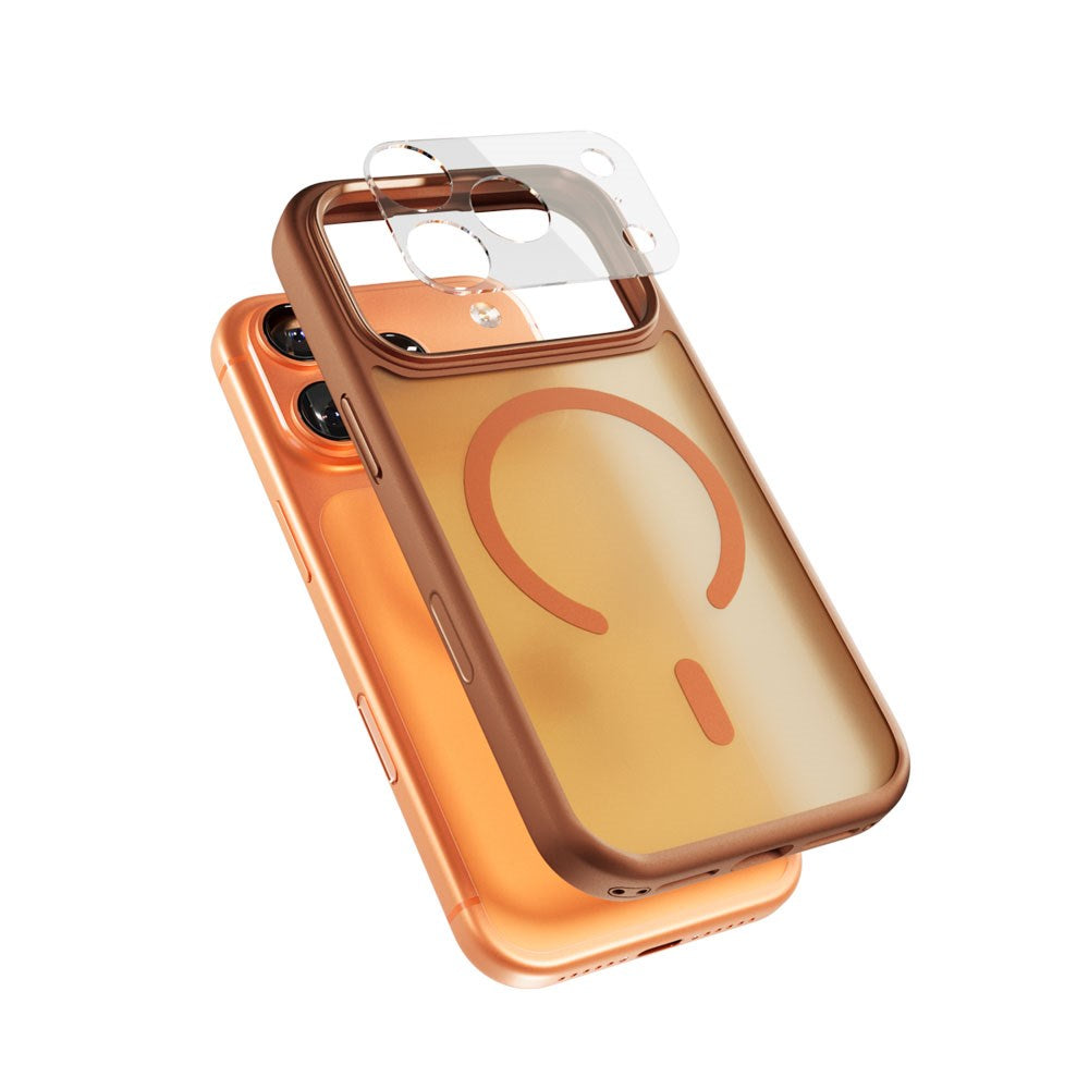 iPhone 17 Pro Epico HeroMatte Pro Mag+ Case with Camera Protection - MagSafe Compatible - Orange