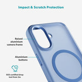 iPhone 17 Epico HeroMatte Pro Mag+ Case - MagSafe Compatible - Blue