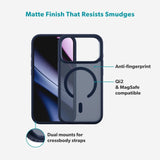 iPhone 17 Pro Max Epico HeroMatte Pro Mag+ Case with Camera Protection - MagSafe Compatible - Blue
