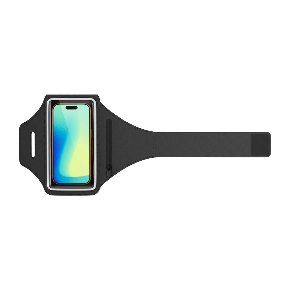 Spello Running Armband for Smartphone - Max. 6.9" - Black / Transparent