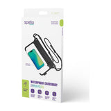 Spello Waterproof Crossbody Universal Case - Max. 8.5" - Black / Transparent