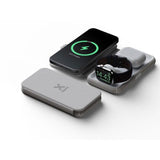 Xtorm 3-in-1 Foldable Wireless Travel Charger 15W – MagSafe Compatible - White