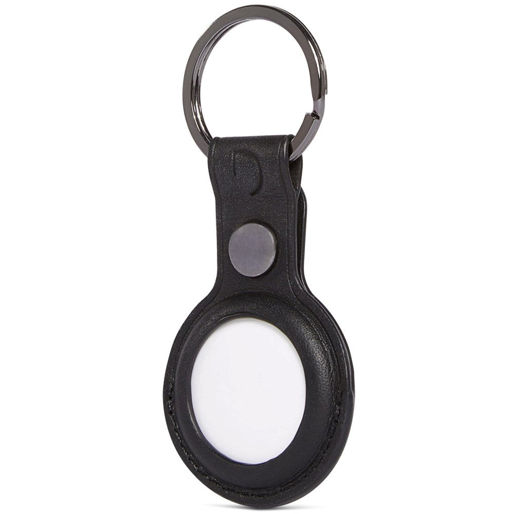 Decoded Genuine Leather Airtag Cover w. Keyring - Black