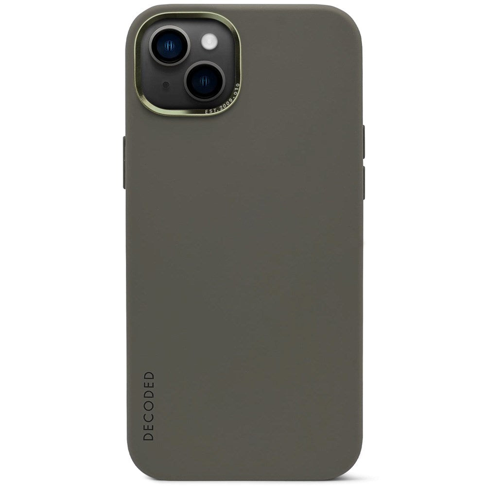 Decoded iPhone 13 AntiMicrobial Silicone Case - MagSafe Compatible - Olive