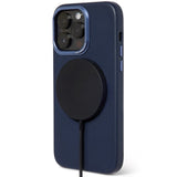 Decoded iPhone 14 Pro Leather Case - MagSafe Compatible - Navy