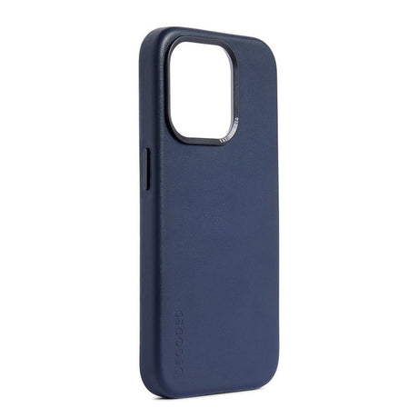 Decoded iPhone 15 Pro Max Leather Case - MagSafe Compatible - True Navy