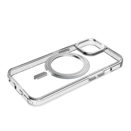 Decoded iPhone 15 Loop Stand Plastic Case - 100% Recycled Plastic - MagSafe Compatible - Transparent