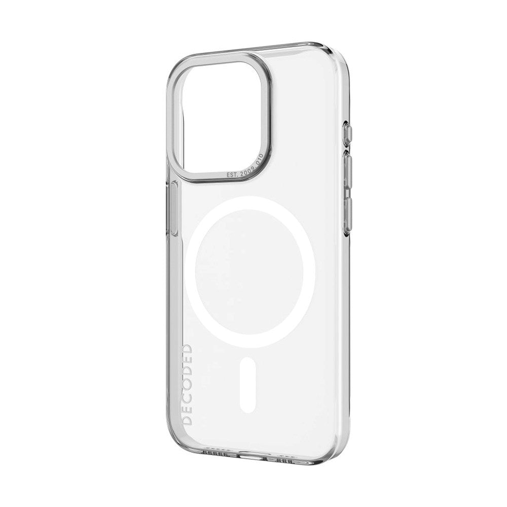 Decoded iPhone 15 Pro Clear Case - 100% Recycled Plastic - MagSafe Compatible - Transparent