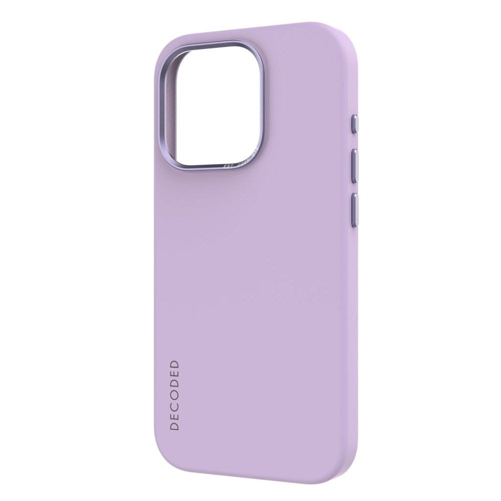 Decoded iPhone 15 Pro AntiMicrobial Silicone Case - MagSafe Compatible - Lavender