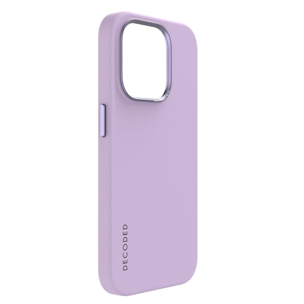 Decoded iPhone 15 Pro AntiMicrobial Silicone Case - MagSafe Compatible - Lavender