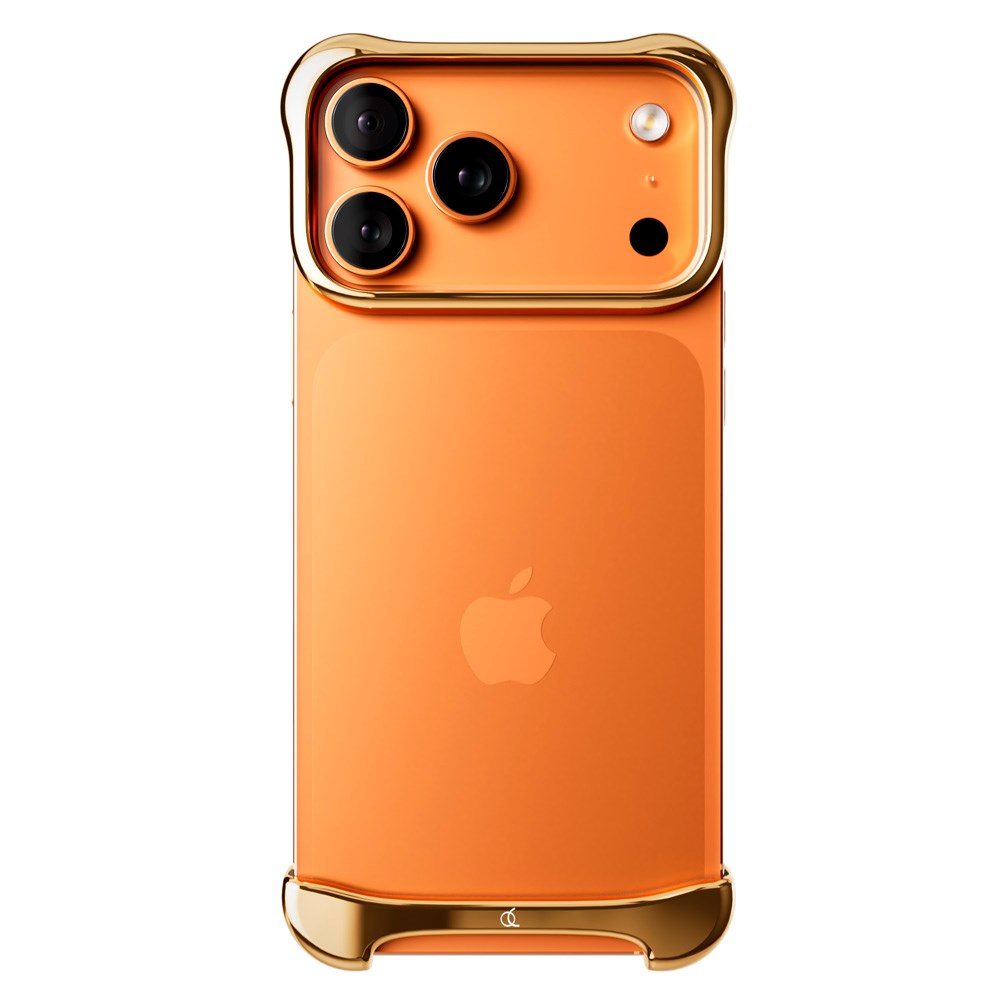 iPhone 17 Pro Max Arc Pulse Aluminum Bumper Case - Gold