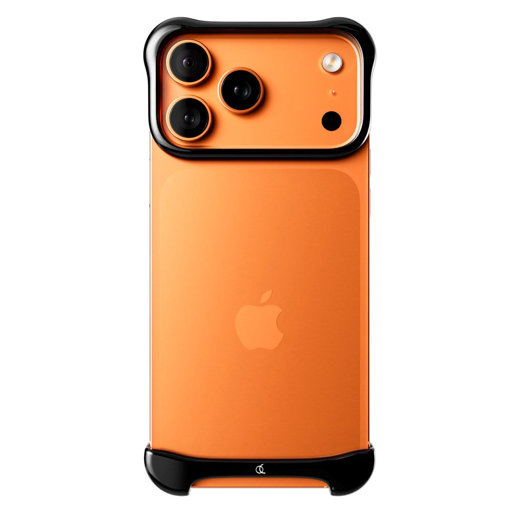 iPhone 17 Pro Max Arc Pulse Titanium Bumper Case - Onyx Black